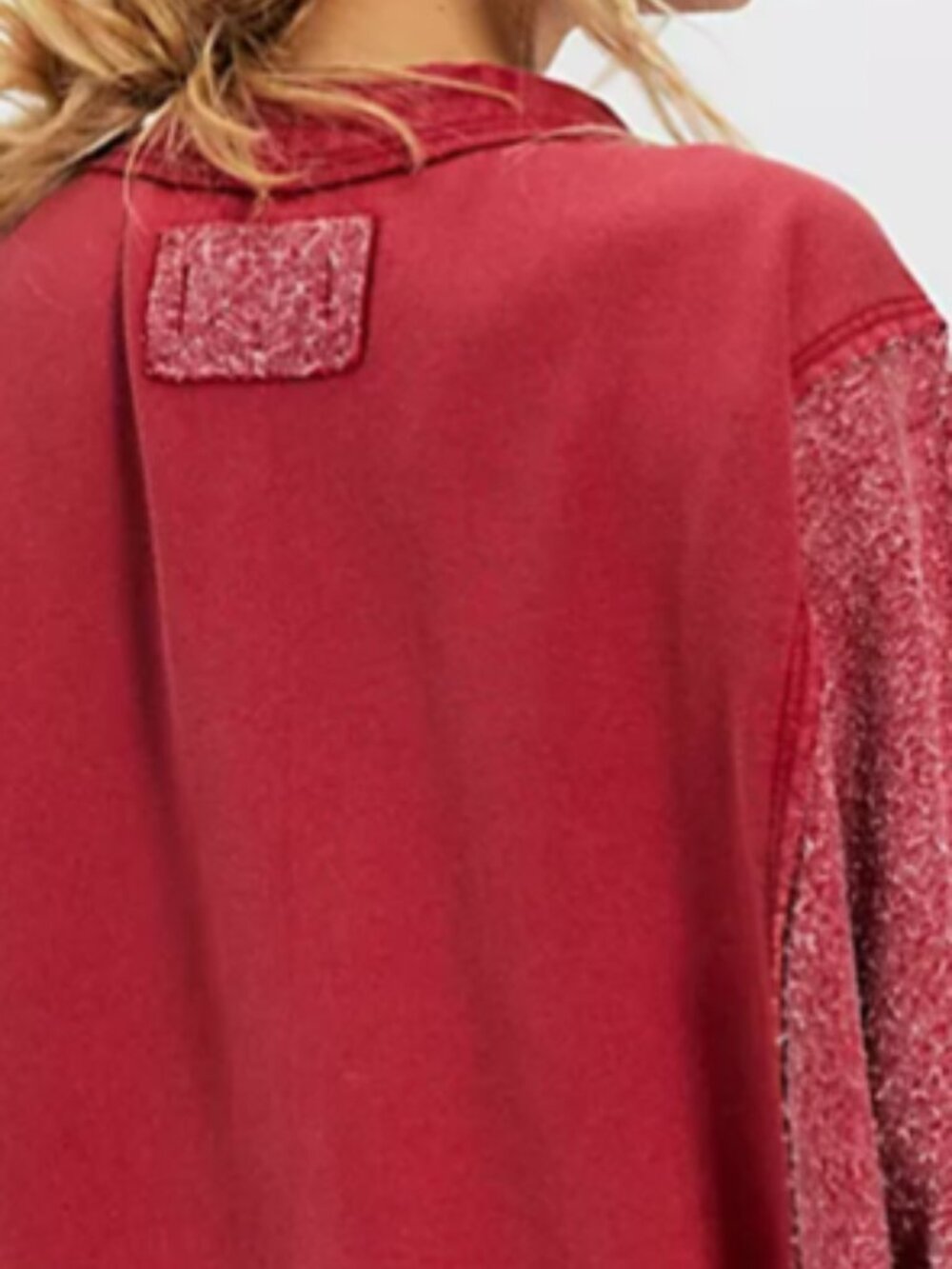 NWT We The Free Dreamy Blue Cardi in Stolen Kiss (Red) - Picture 13 of 13